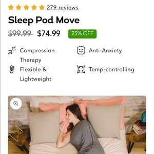 Graphite Hug Sleep Move Pod Large